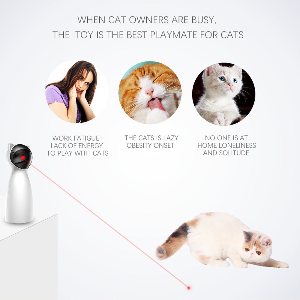 Jouet Laser LED Automatique pour Chats