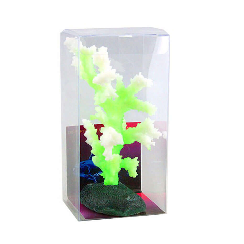 Arbre de corail artificiel décoratif vert, apportant une ambiance marine à votre maison ou bureau.