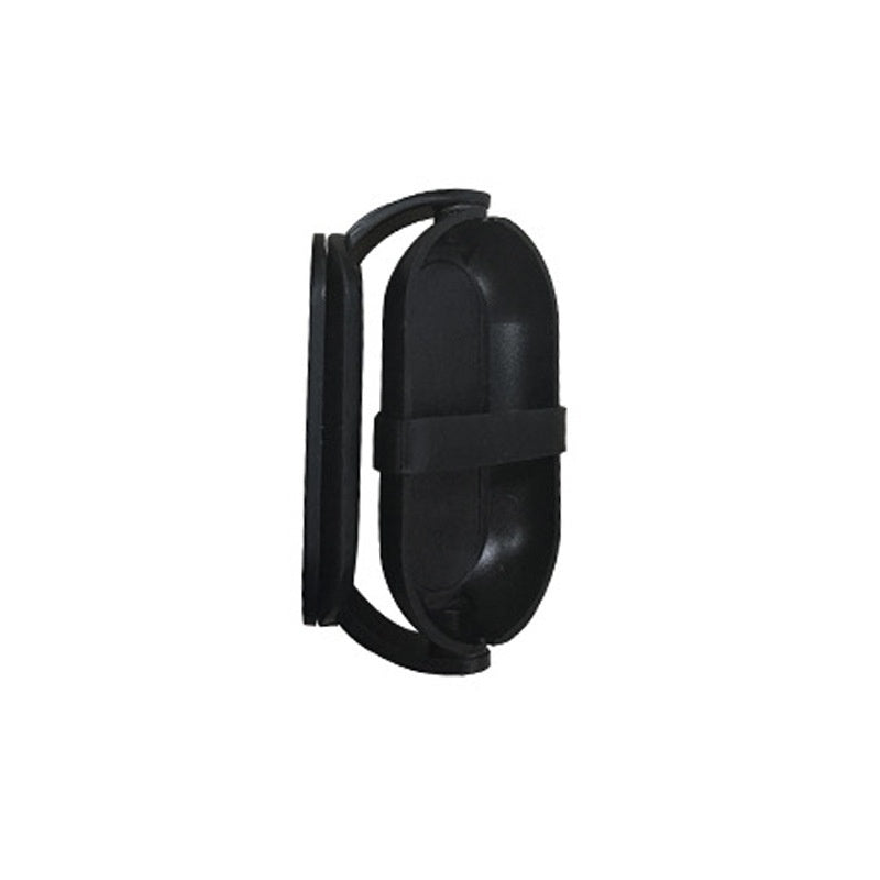 Support compact en noir pour caméra mini HD pour animaux, facile à fixer sur un collier.