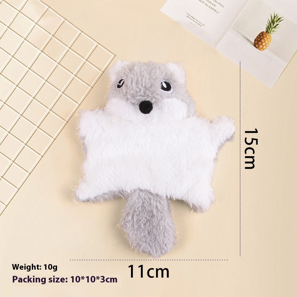 Jouet de Chat Écureuil Volant en Peluche avec Bruit