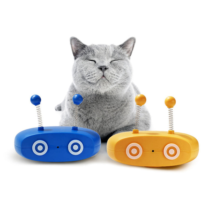 Jouet pour Chat Électrique avec Laser et Plume Rechargeable