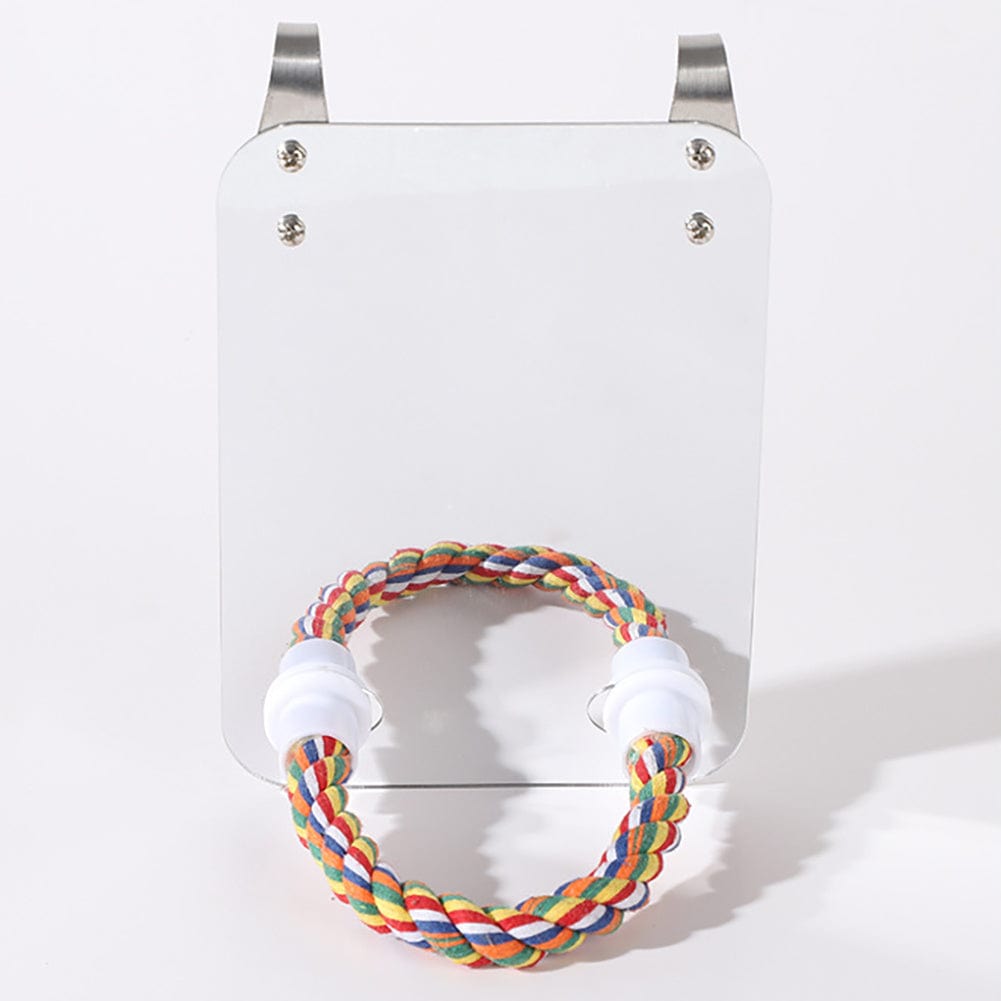 Jouet pour Perroquet en Acrylique avec Miroir