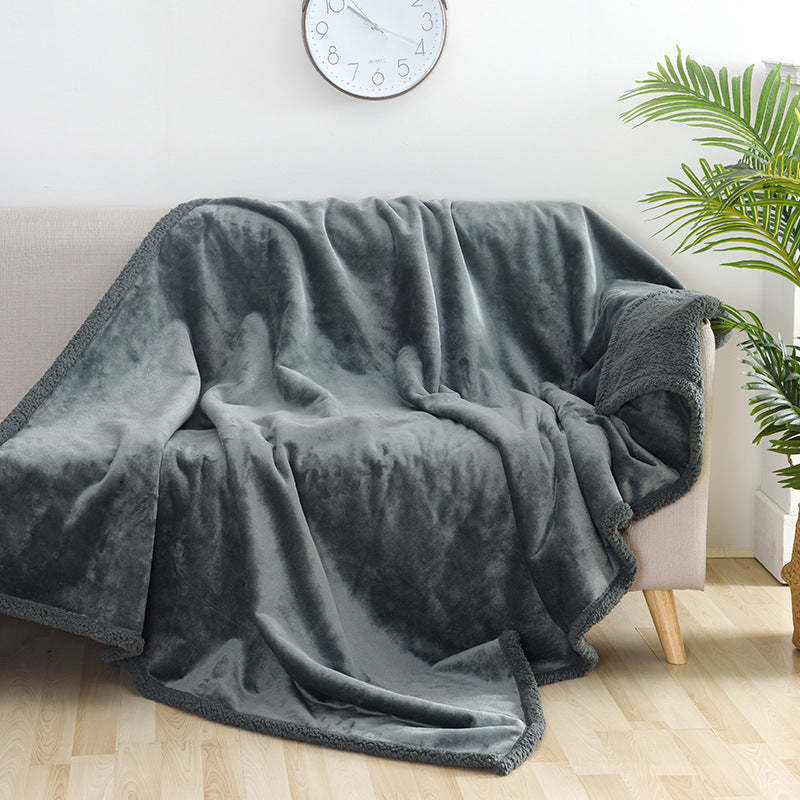 Couverture Imperméable en Flanelle en Velours Coton