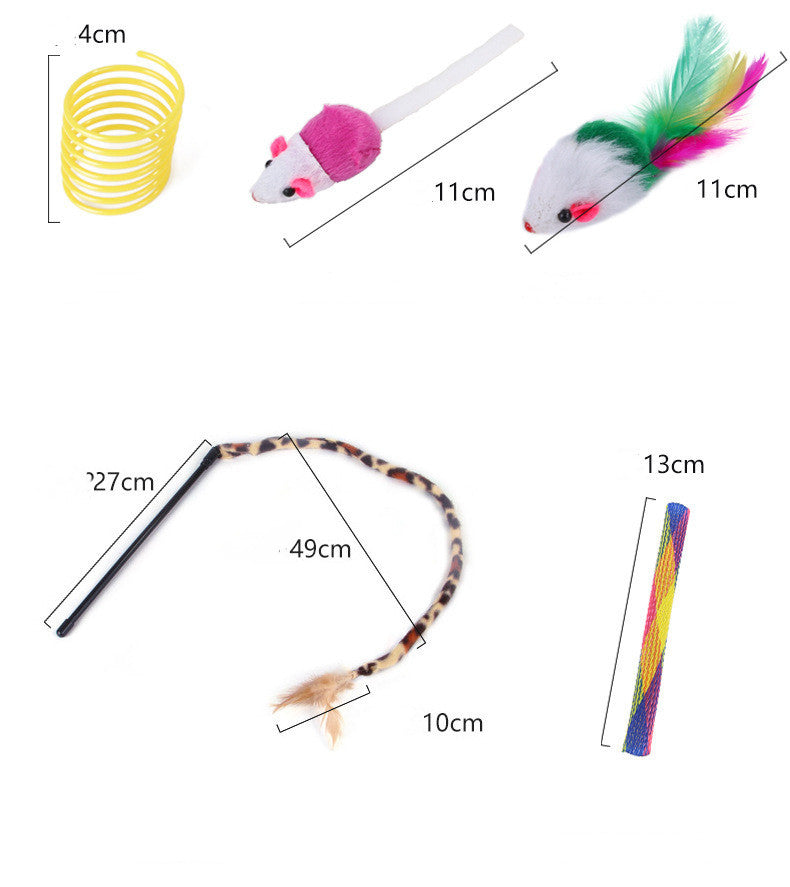 Ensemble de Jouets pour Chats Amusants avec Tunnel