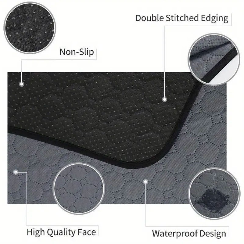 Tapis Lavable pour Chiens - Absorption Premium et Anti-Odeur
