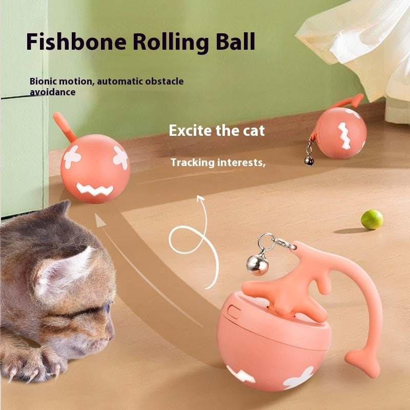 Balle Interactive pour Chat Rechargeable USB