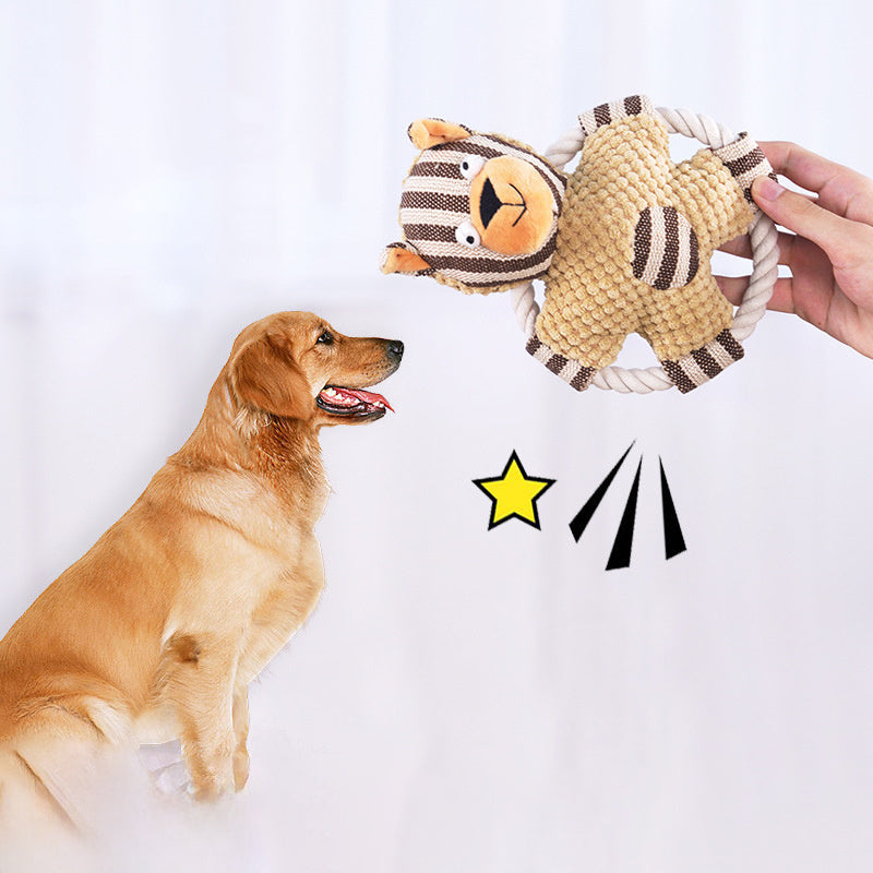 Jouet en Corde en Coton pour Chien - Nettoyeur de Dents