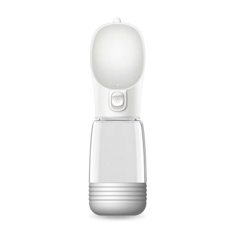Gourde portable pour chien, distributeur d'eau léger, accessoire idéal pour les promenades avec animaux.