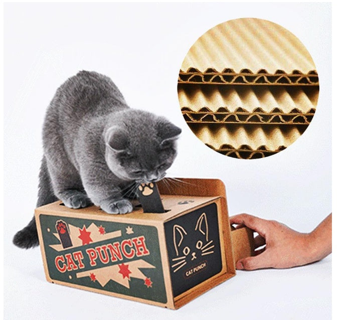 Jouet pour chat en carton amusant