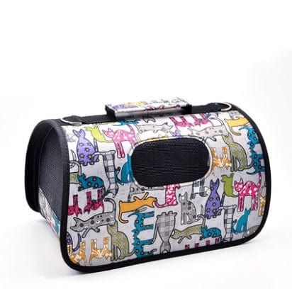 Sac à Dos pour Chien coloré avec motifs ludiques, idéal pour le transport de votre compagnon à quatre pattes.