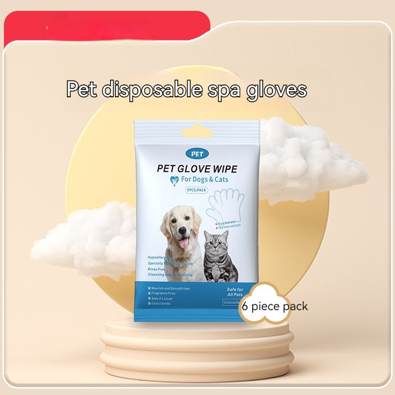 Gants Jetables pour Animaux - Nettoyage Facile pour Chats et Chiens