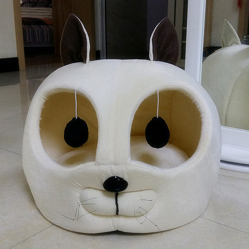 Lit pour animaux en peluche - Confort et style