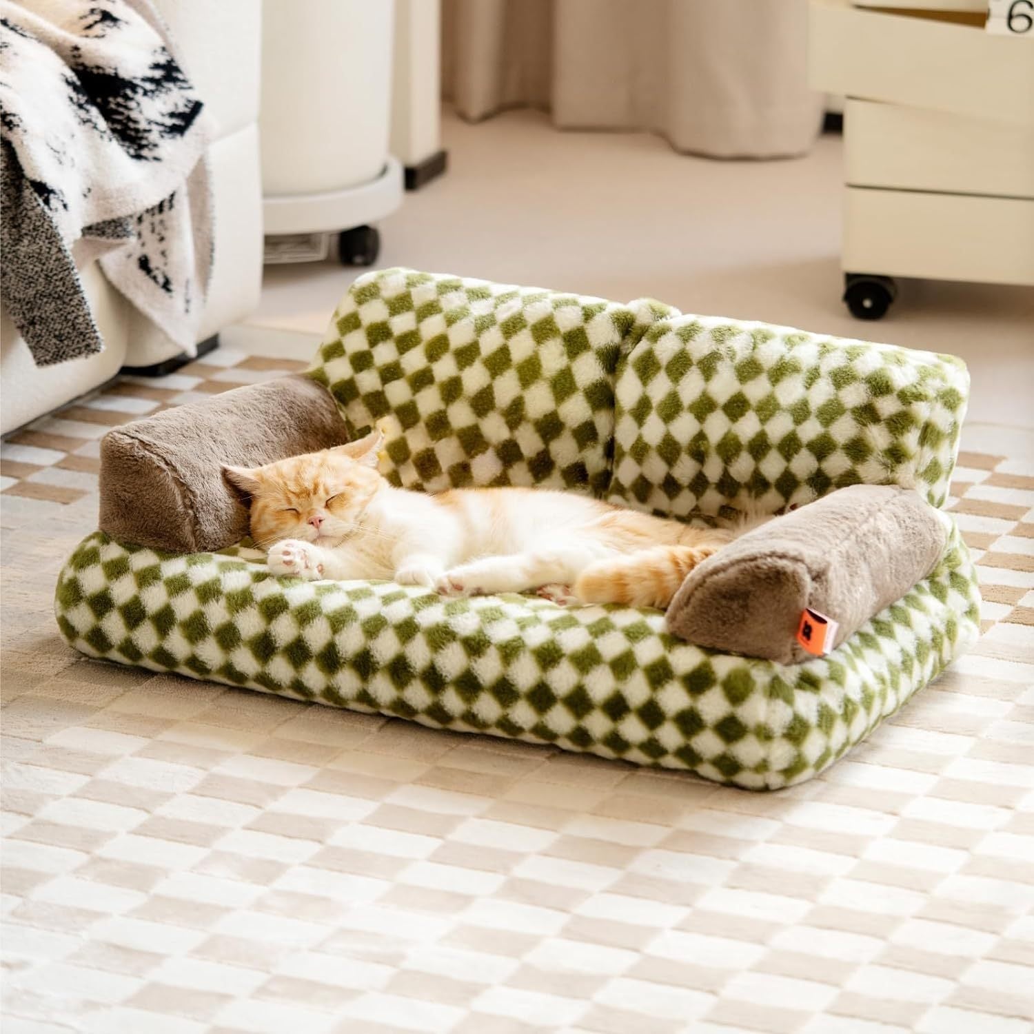 Canapé Doux pour Chats - Lit Lavable pour Animaux