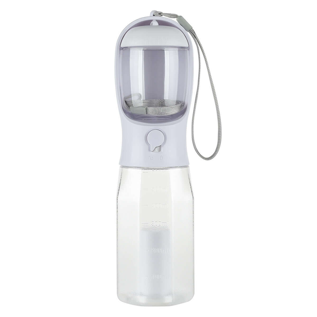 Bouteille d'eau portable 3 en 1 pour chien et chat, élégante et pratique pour les aventures en plein air.