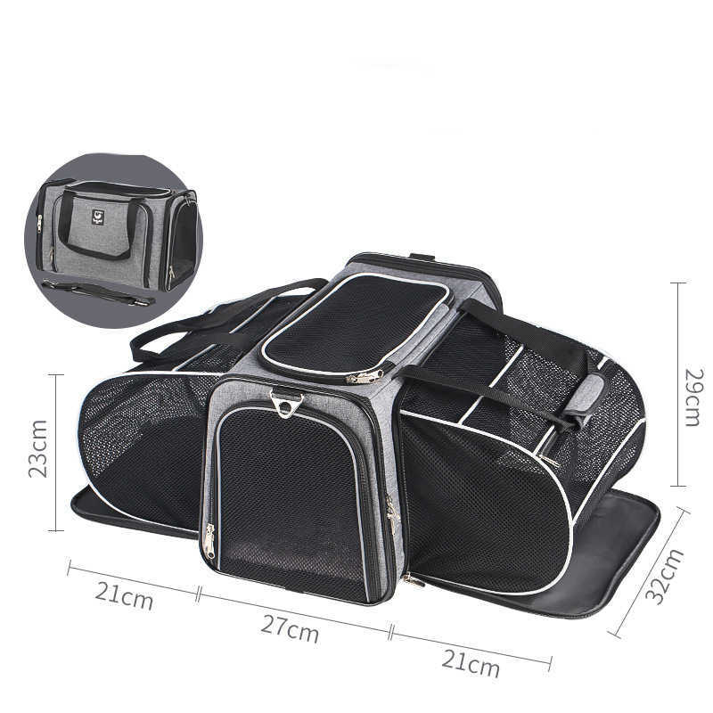 Sac à dos portable pour animaux, design robuste, dimensions 45x26x29 cm, idéal pour sorties avec animaux.