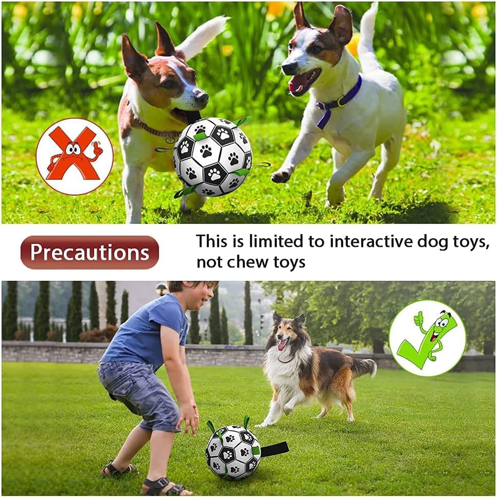 Jouet de Football Interactif pour Chien - Ballon de Soccer