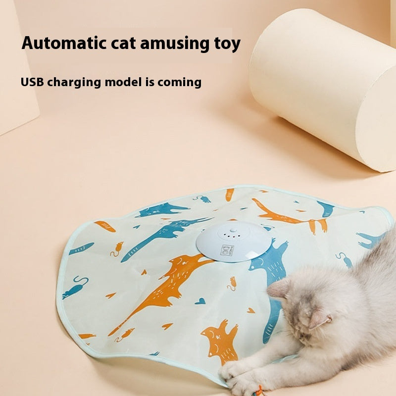 Jouet Électrique pour Chat - Teaser Auto-Rotatif