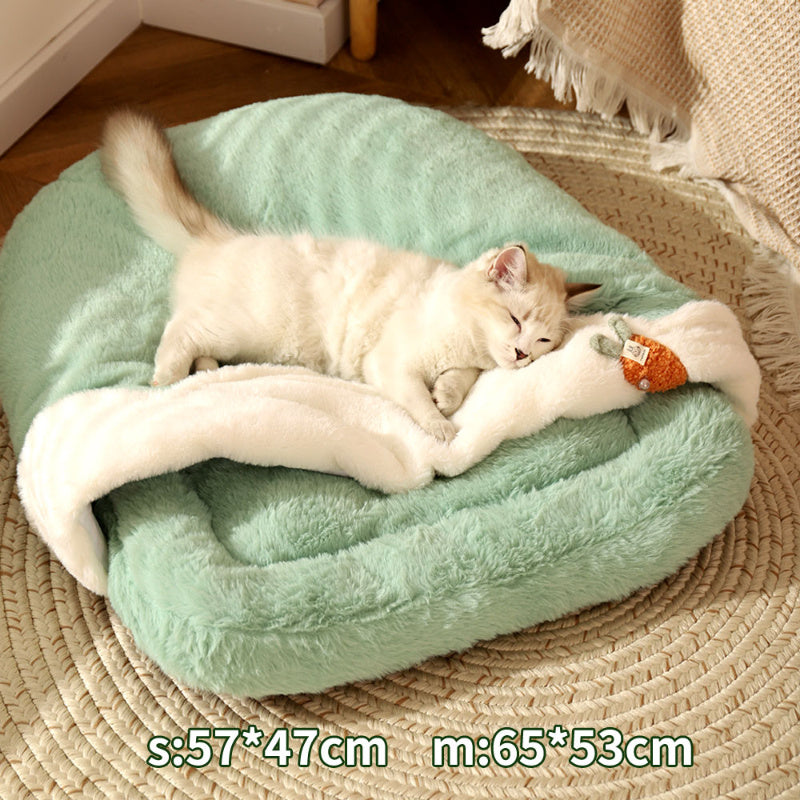Tapis de sommeil chaud pour chat - Confort toutes saisons