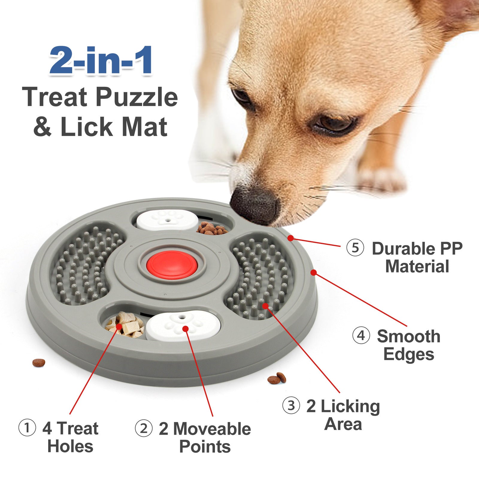 Plaque Lick pour Chien - Jouet d'Entraînement Relaxant