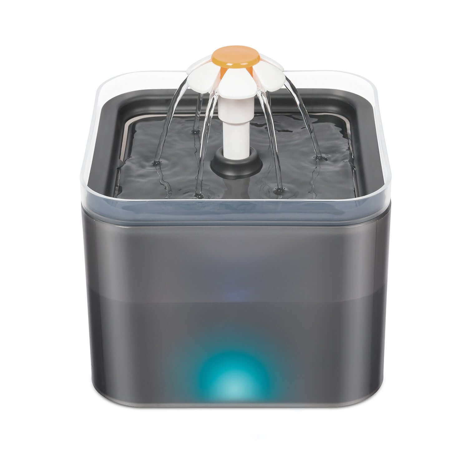 Distributeur d'eau automatique pour chats avec fontaine et éclairage LED.