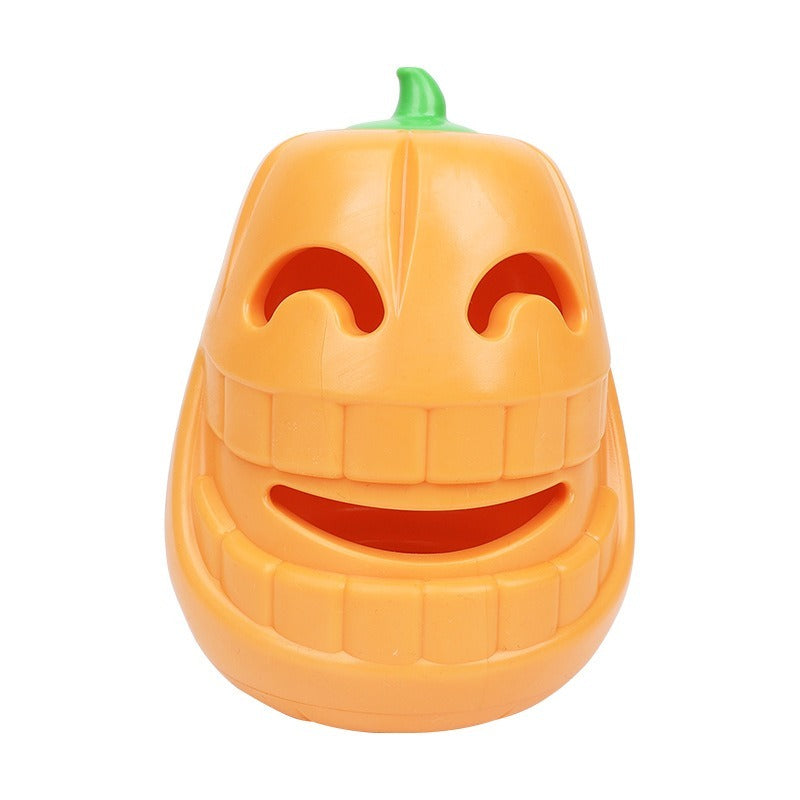 Jouet à mâcher interactif pour chien en forme de citrouille d'Halloween