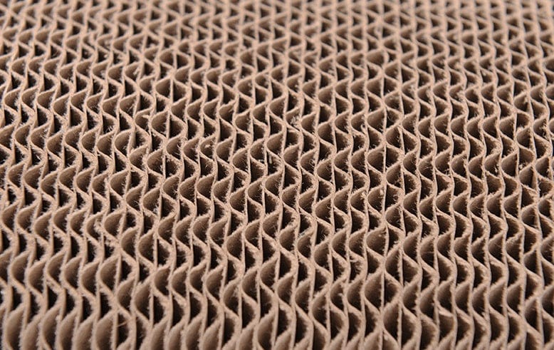 Texture de carton ondulé pour planche à gratter pour chat, idéale pour le grattage et le divertissement des félins