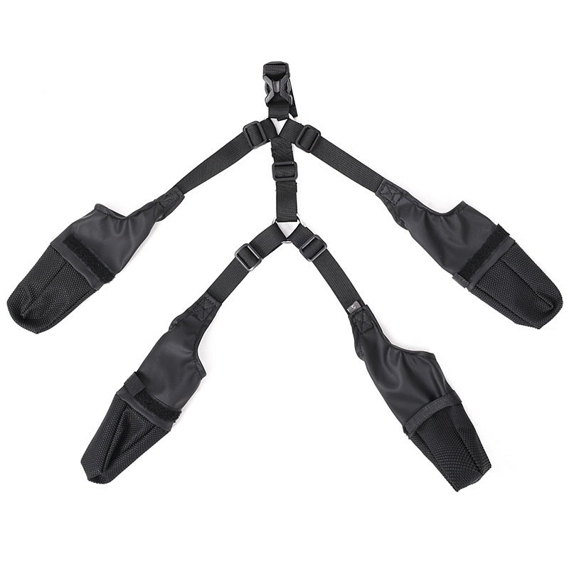 Bottes étanches réglables pour chiens, confortables et protectrices, idéales pour toutes les promenades.