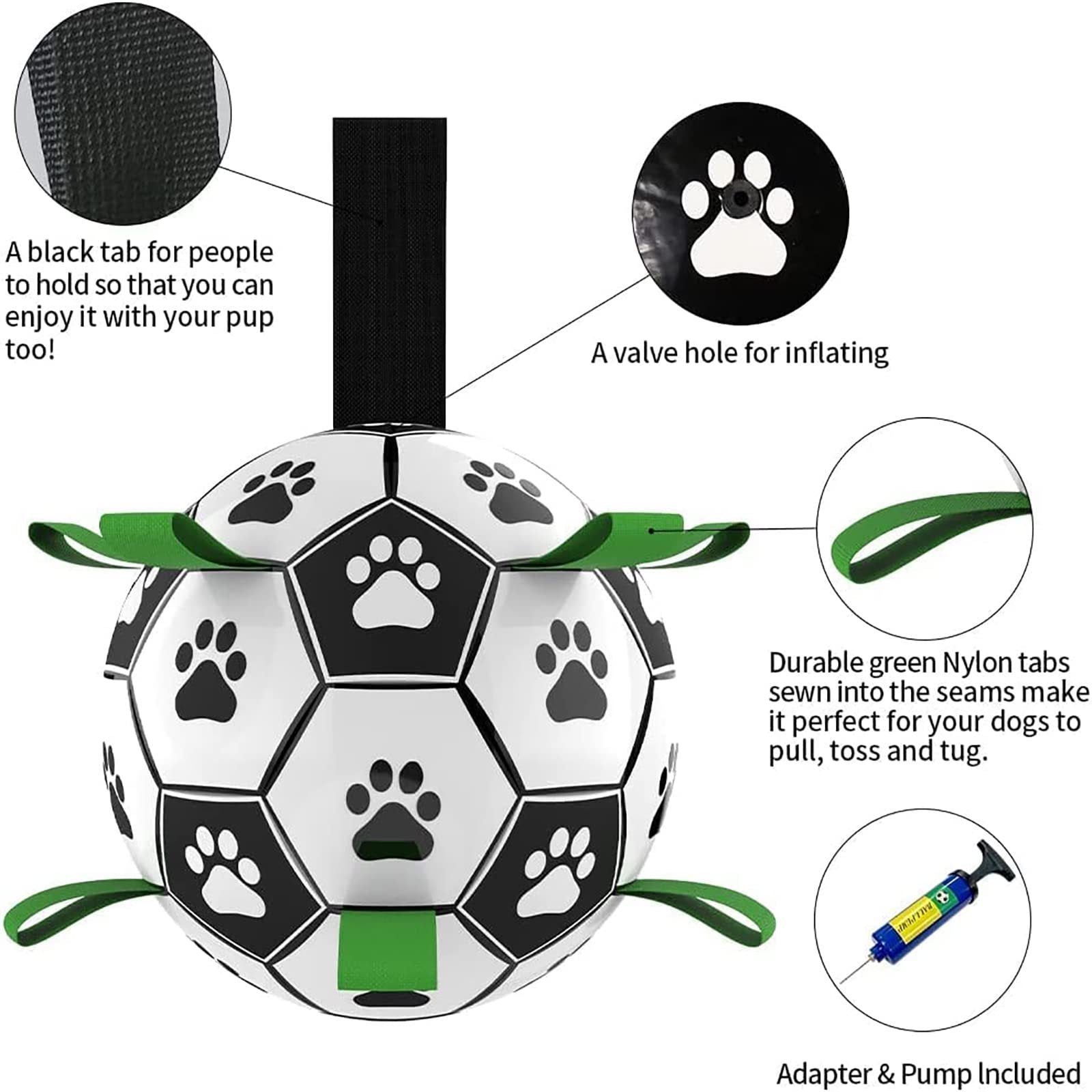 Jouet de Football Interactif pour Chien - Ballon de Soccer