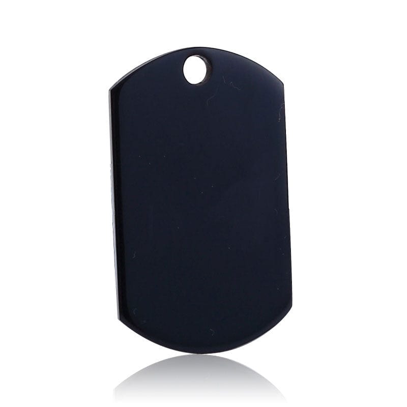 Pendentif anti-perte en acier titane pour animaux, durable et résistant, idéal pour collier de chien.