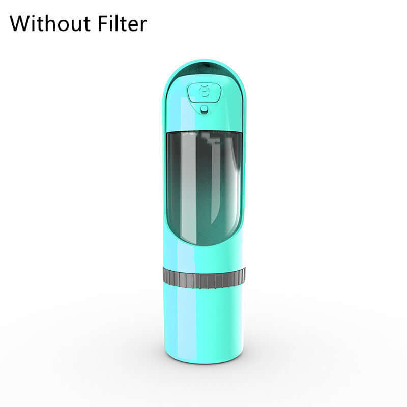 Abreuvoir pour animaux de compagnie de 300ml en couleur turquoise, idéal pour l'hydratation quotidienne.