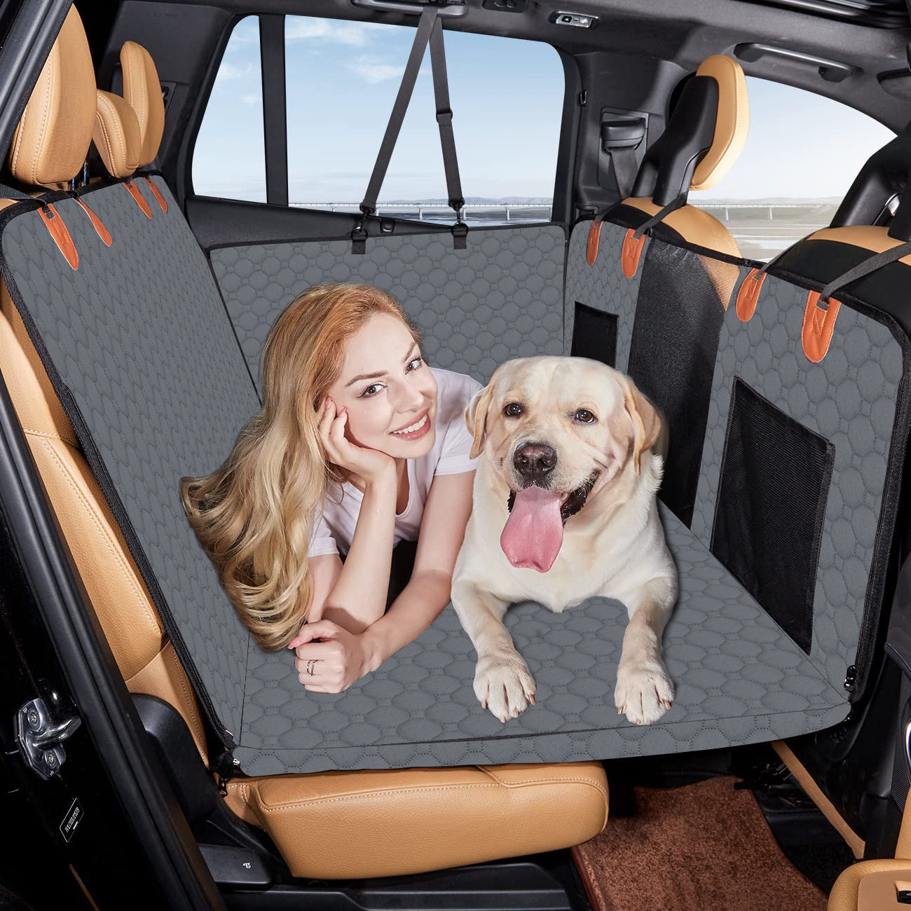 Hamac de Voyage pour Chiens - Tapis de Voiture Résistant
