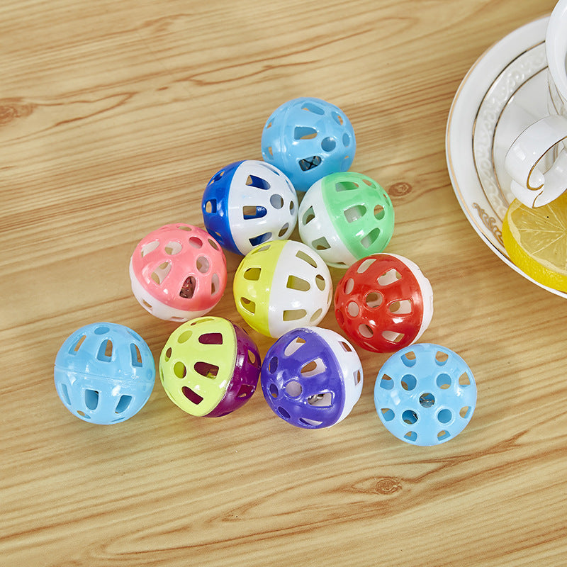 Jouet interactif pour chat avec cloche en plastique
