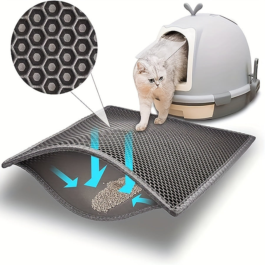 Tapis Anti Éclaboussures EVA Double Couche pour Chats