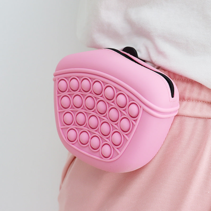 Sac à Friandises en Silicone pour Chiens - Sac d'Entraînement Portable