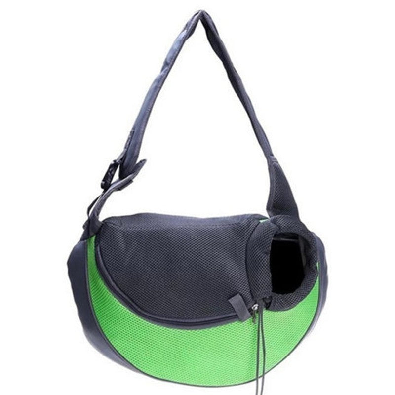Sac à dos pour animaux de compagnie en tissu polyester, conçu pour le confort et la sécurité des animaux.