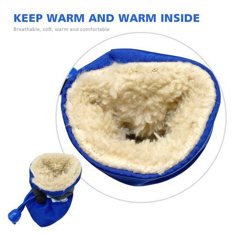 Chaussures pour chiens confortables, douillettement doublées, respirantes et chaudes, assurant le confort de votre animal.