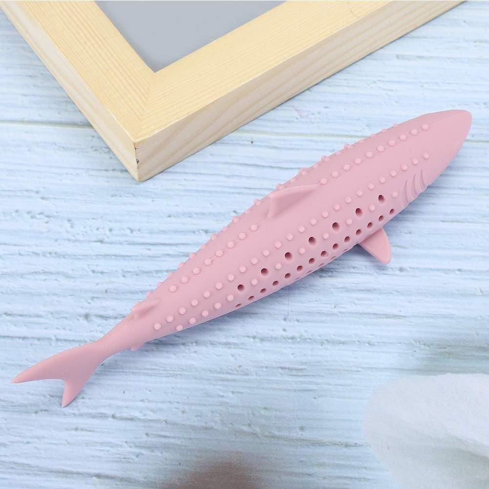 Jouet Interactif en Silicone en Forme de Poisson pour Chat