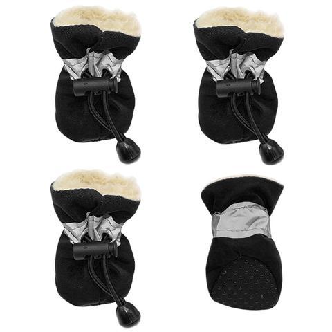 Chaussures pour chiens en coton biologique, confortables et résistantes, idéales pour protéger les pattes des chiens.