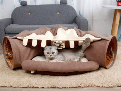 Tunnel de Jeu Interactif pour Chats