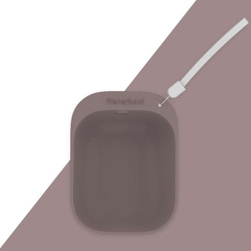 Bol à boire portable pour animaux, couleur bonbon, pratique pour hydrater votre compagnon à quatre pattes.