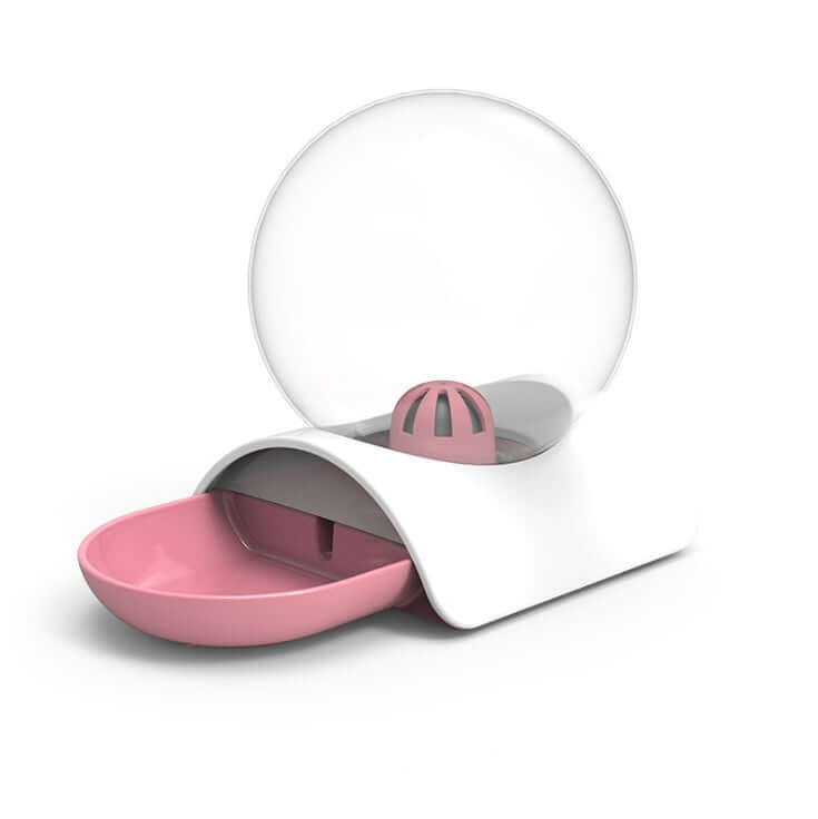 Fontaine à boire automatique pour animaux, design compact, 2.8L, offre de l'eau fraîche et propre pour chiens et chats.