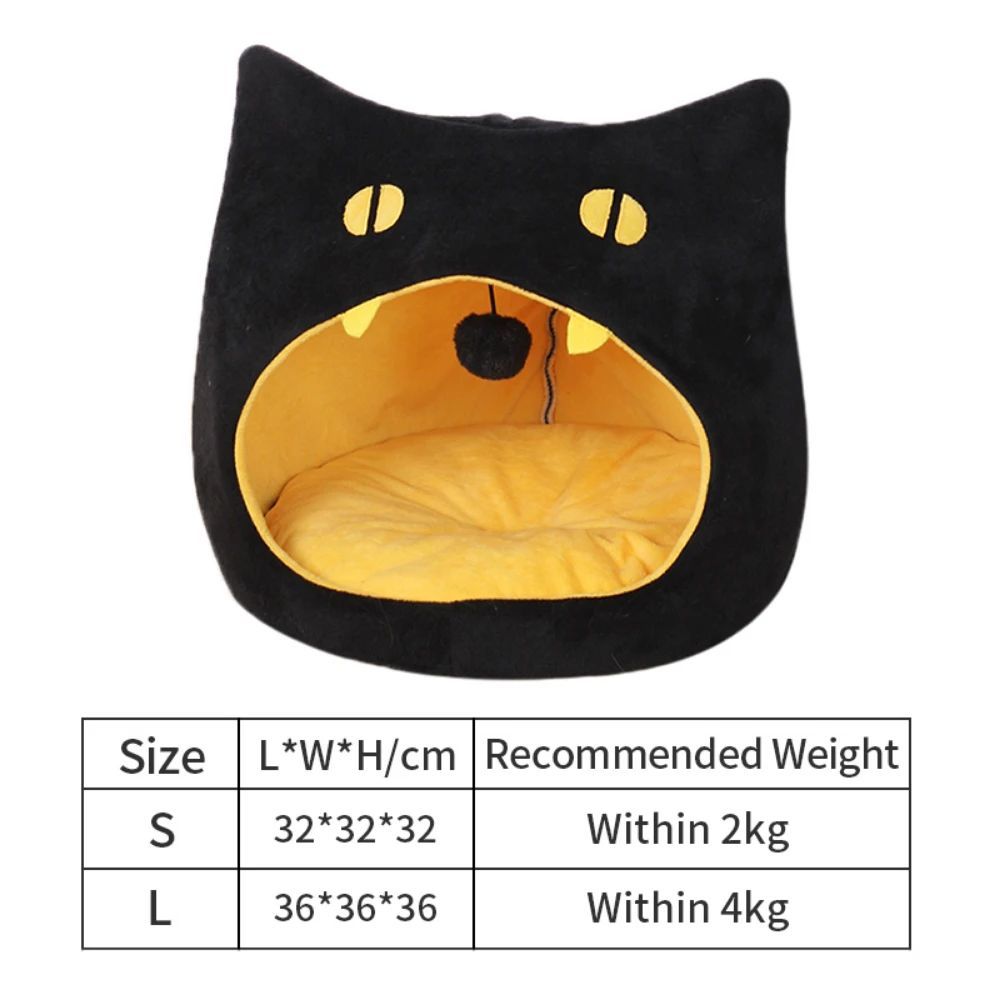 Lit Douillet en Forme de Chat pour Animaux