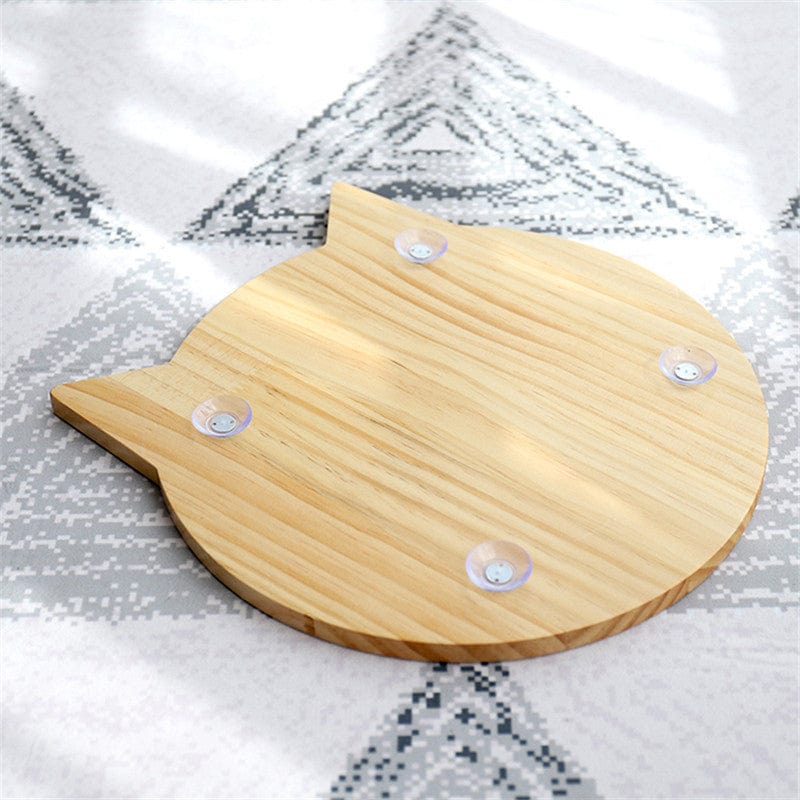 Planche à gratter pour chat en pin de Nouvelle-Zélande avec ventouses, idéale pour le bien-être animal.