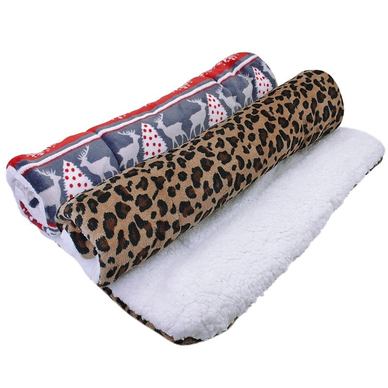 Tapis Douillet pour Chien en Flanelle et Velours