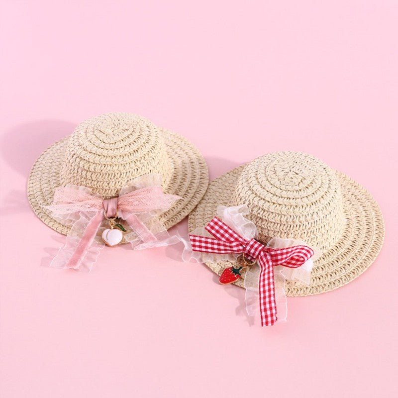 Chapeaux en papier ajustables pour animaux avec nœuds, parfaits pour chiens et chats, disponibles en plusieurs couleurs.