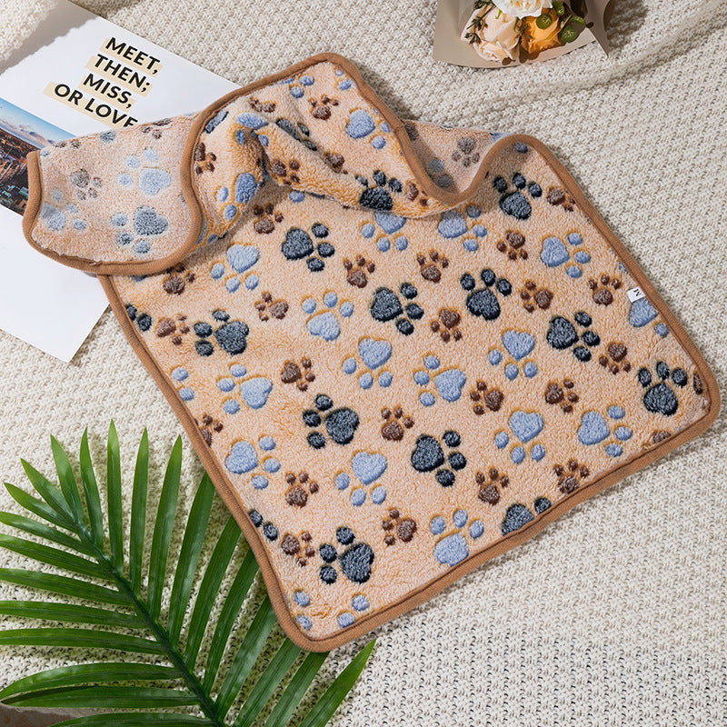 Couverture Thermique en Coral Fleece pour Chiens et Chats