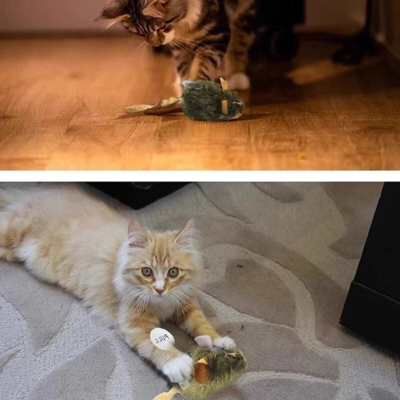 Jouet en Peluche Souris avec Son pour Chats