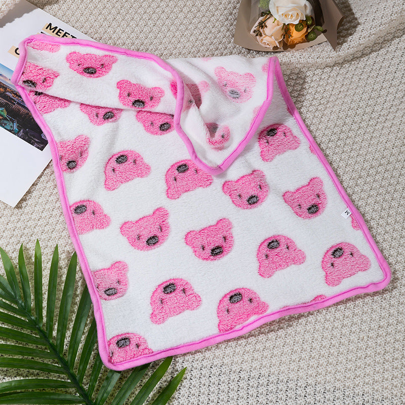 Couverture Thermique en Coral Fleece pour Chiens et Chats