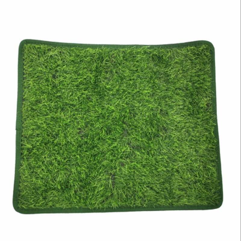 Tapis de Pipi pour Animaux Simulés en Pelouse Non-Glissant