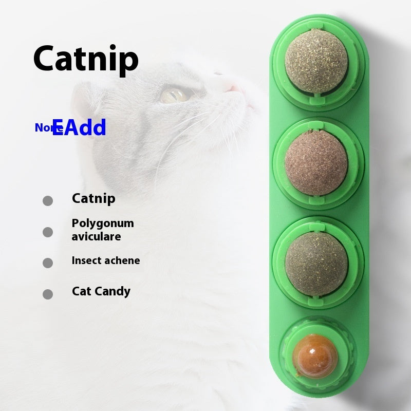 Balle en Herbe à Chat - Jouet Autonome